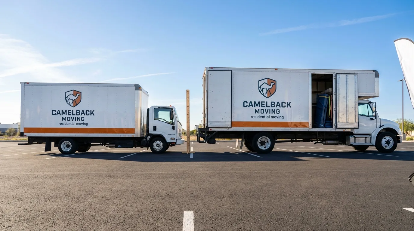 Moving truck size capacity guide in Portsmouth
